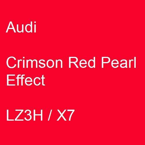 Audi, Crimson Red Pearl Effect, LZ3H / X7.